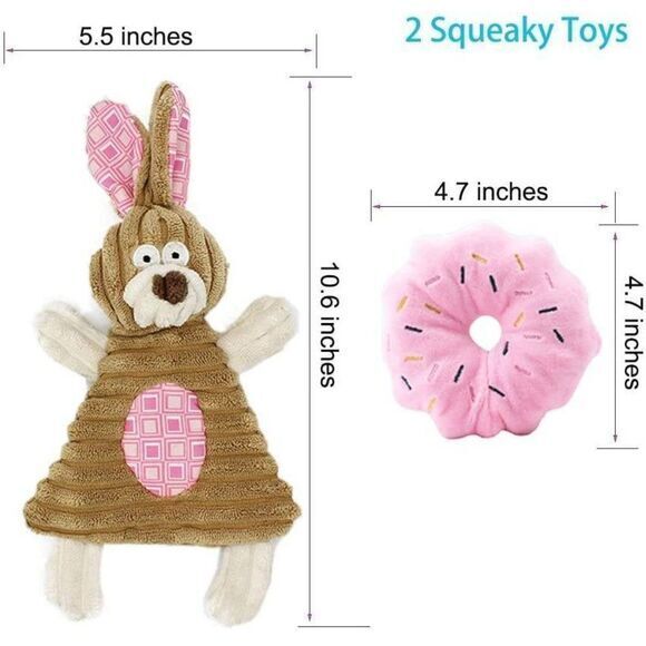 Pink Girl Dog Puppy Toys for Teething, Puppy Chew Toys for Small Dogs, Dog Toys - Picture 3 of 6